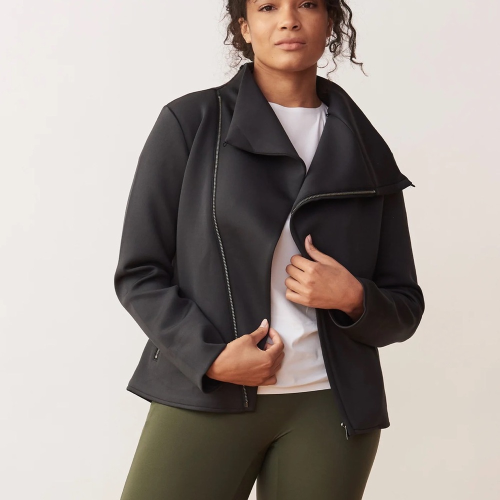 ADAY The Up In The Air Jacket | size Small | color Midnight (dark grey/black)